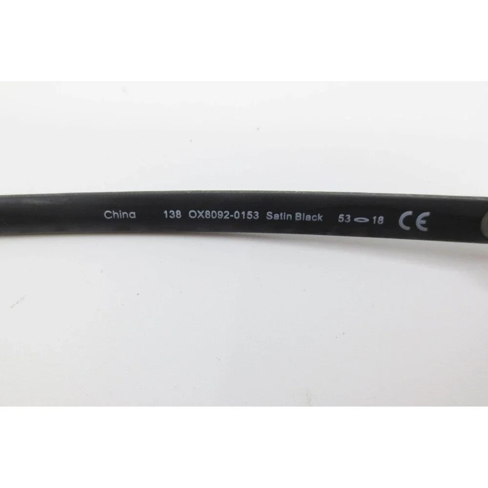 Oakley Pitchman Carbon OX8092-0153 Satin Black Eyeglass Frames 53-18 138 Mens